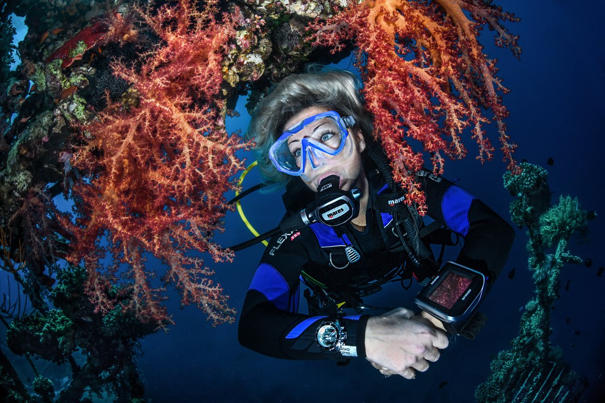 Scenic underwater landscape in Belyounech